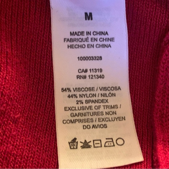 Dynamite Red Knit Fit & Flare Dress - Picture 8 of 10